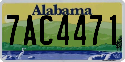 AL license plate 7AC4471