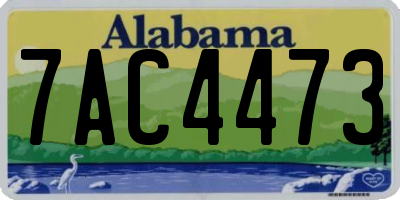 AL license plate 7AC4473