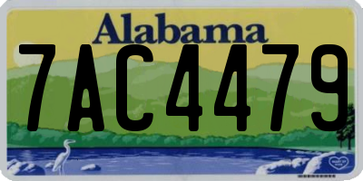 AL license plate 7AC4479