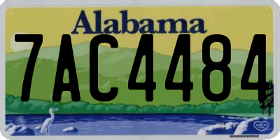 AL license plate 7AC4484