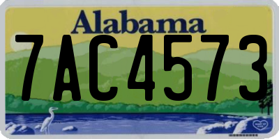 AL license plate 7AC4573