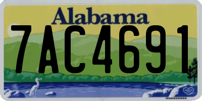 AL license plate 7AC4691