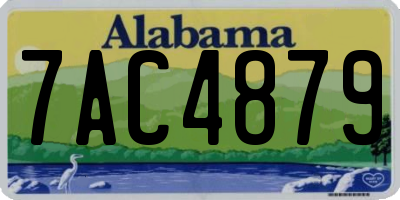 AL license plate 7AC4879