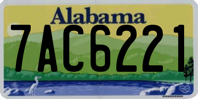 AL license plate 7AC6221