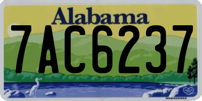 AL license plate 7AC6237