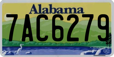 AL license plate 7AC6279