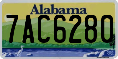 AL license plate 7AC6280