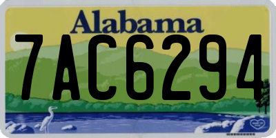 AL license plate 7AC6294