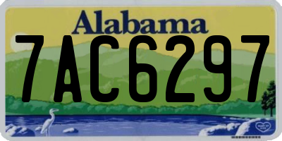AL license plate 7AC6297