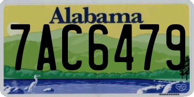 AL license plate 7AC6479