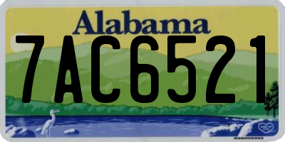 AL license plate 7AC6521