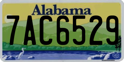 AL license plate 7AC6529