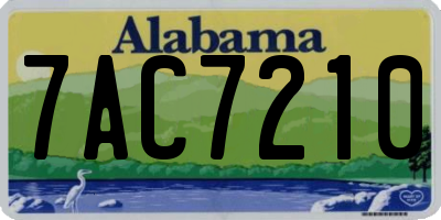 AL license plate 7AC7210