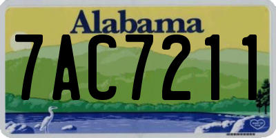 AL license plate 7AC7211