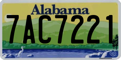 AL license plate 7AC7221
