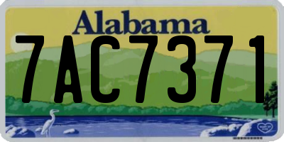 AL license plate 7AC7371