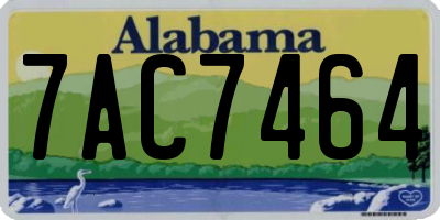 AL license plate 7AC7464