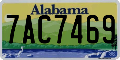 AL license plate 7AC7469