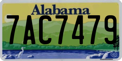 AL license plate 7AC7479