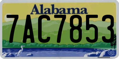 AL license plate 7AC7853