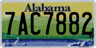 AL license plate 7AC7882