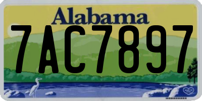 AL license plate 7AC7897