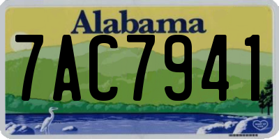 AL license plate 7AC7941