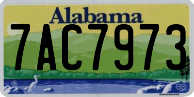 AL license plate 7AC7973