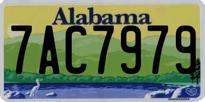 AL license plate 7AC7979