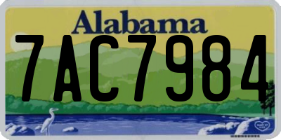 AL license plate 7AC7984
