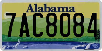 AL license plate 7AC8084