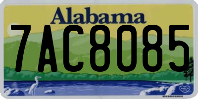 AL license plate 7AC8085
