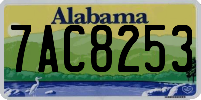 AL license plate 7AC8253