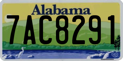 AL license plate 7AC8291
