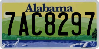 AL license plate 7AC8297