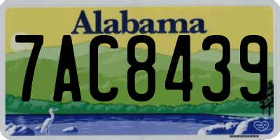 AL license plate 7AC8439