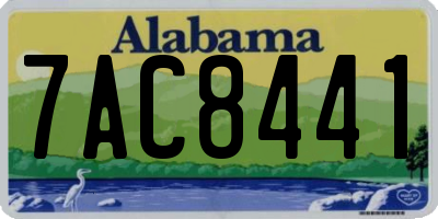 AL license plate 7AC8441