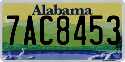 AL license plate 7AC8453