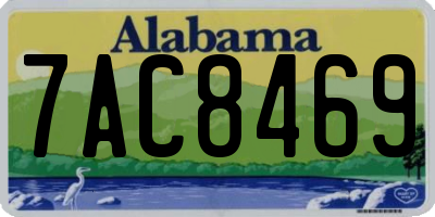 AL license plate 7AC8469