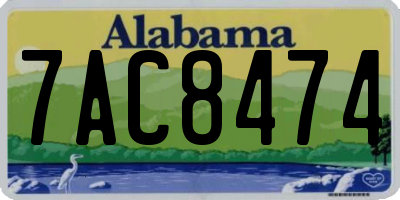 AL license plate 7AC8474