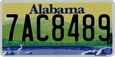AL license plate 7AC8489