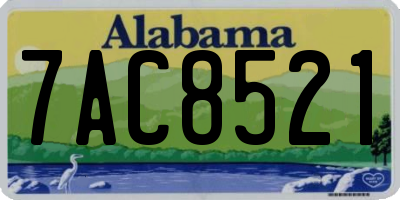 AL license plate 7AC8521