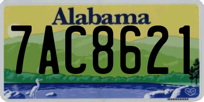 AL license plate 7AC8621