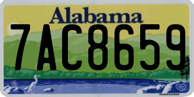 AL license plate 7AC8659