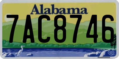 AL license plate 7AC8746