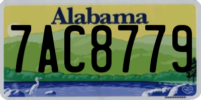 AL license plate 7AC8779