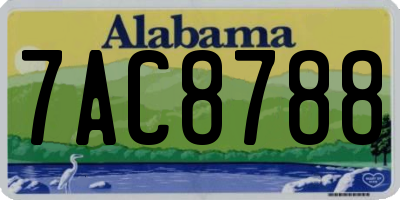 AL license plate 7AC8788