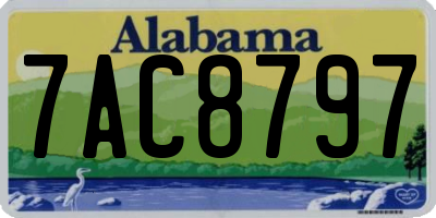 AL license plate 7AC8797