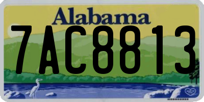 AL license plate 7AC8813