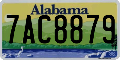 AL license plate 7AC8879